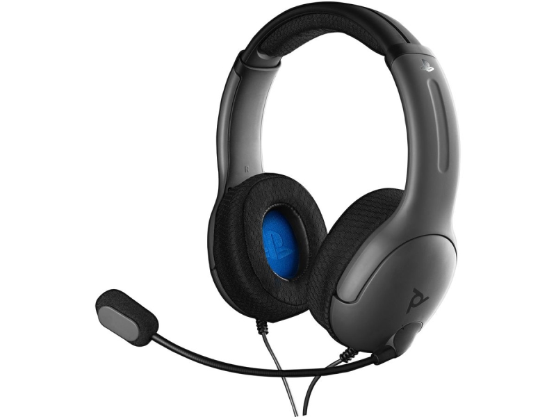 TECNOSHOP Cuffie PDP LVL40 a padiglione stereo headset per PS4 nero e blu